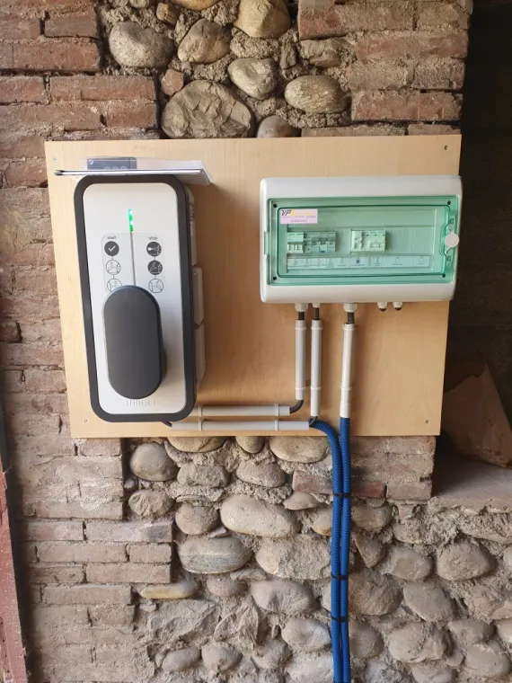 Installation d'une borne de recharge à Beaucroissant, La Côte-Saint-André, VP Électricité